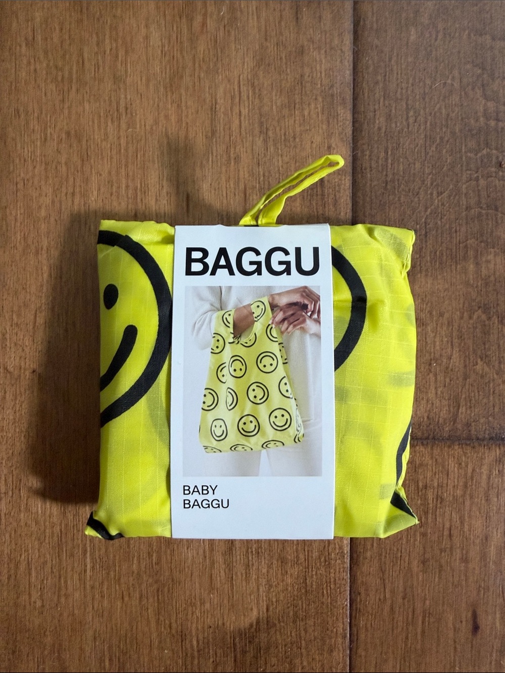 Baby Baggu Reusable Bag - Yellow Smiley Faces